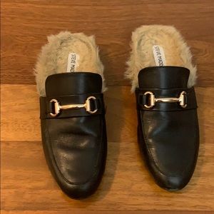 Steve Madden Slides with Fur